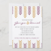 Boho Arrowhead bruiloft uitnodiging (Voorkant)