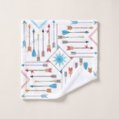 Boho Arrows en Sun V11 ID748 Bad Handdoek (Wasdoekje)