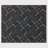 Boho Arrows en Sun V11 ID748 Cadeaupapier (Vlak)