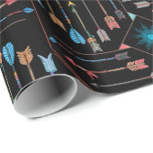 Boho Arrows en Sun V11 ID748 Cadeaupapier (Rol Hoek)