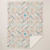 Boho Arrows en Sun V11 ID748 Sherpa Deken (Voorkant)