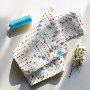 Boho Arrows en Sun V11 Multi-Color White ID748 Stof