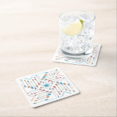 Boho Arrows en Sun V11 Sq ID748 Kartonnen Onderzetters (Insitu)