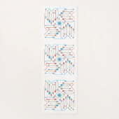 Boho Arrows en Sun V11 Sq ID748 Yogamat (Achterkant)