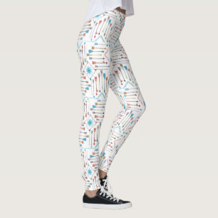 Boho Arrows en Sun V11 White ID748 Leggings