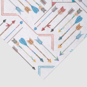 Boho Arrows en Sun V11 White ID748 Tissuepapier (Detail)