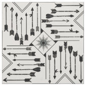 Boho Arrows en Sun V12 Black ID748 Stof (Swatch)