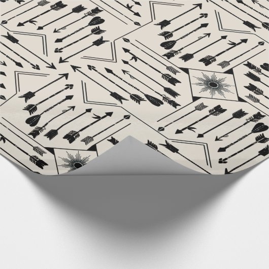 Boho Arrows en Sun V12 ID748 Cadeaupapier (Hoek)