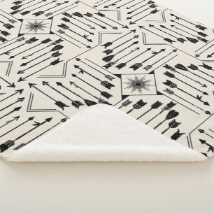 Boho Arrows en Sun V12 ID748 Sherpa Deken