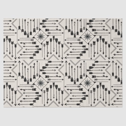 Boho Arrows en Sun V12 ID748 Tissuepapier (Voorkant)