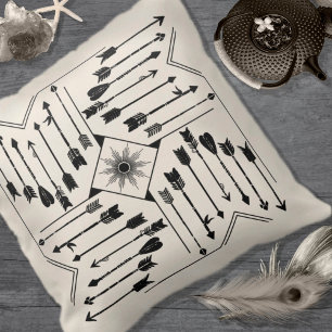 Boho Arrows en Sun V12 Sq ID748 Kussen