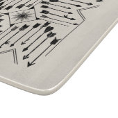 Boho Arrows en Sun V12 Sq ID748 Snijplank (Hoek)