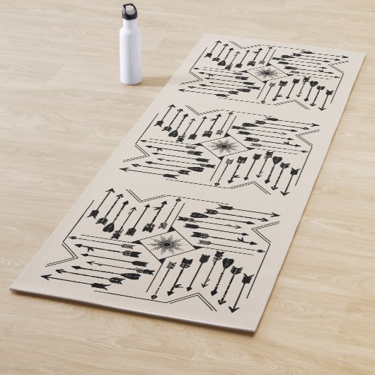 Boho Arrows en Sun V12 Sq ID748 Yogamat (In situ)