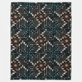 Boho Arrows en Sun V1 ID748 Fleece Deken (Voorkant)