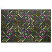 Boho Arrows en Sun V3 Neon Black ID748 Stof (Fat Quarter)