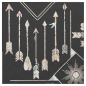 Boho Arrows en Sun V9 Opal ID748 Stof (Close Up)