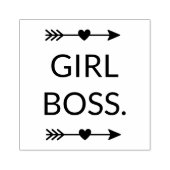 Boho Arrows Girl Boss Rubberstempel (Afrduk)