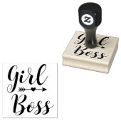 Boho Arrows Girl Boss Rubberstempel (Gestempeld)