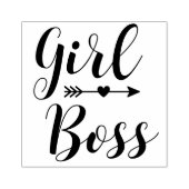 Boho Arrows Girl Boss Rubberstempel (Afrduk)