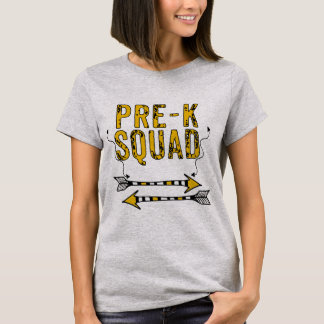 Boho Arrows Pre-K Squad Personalized T shirt