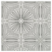 Boho art deco lijnornamentiek stof (Close Up)