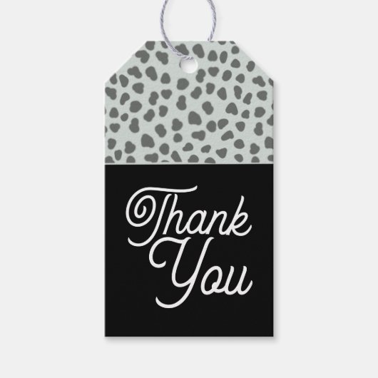 Boho Art Deco Modern Chic Leopard Cadeaulabel (Voorkant)