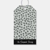 Boho Art Deco Modern Chic Leopard Cadeaulabel (Achterkant)