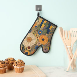 Boho Art Nouveau Gouden Tuin Madeliefje Aangepaste Ovenwant