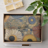 Boho Art Nouveau Wildflower Garden Tissuepapier (Geschenk)