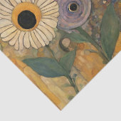 Boho Art Nouveau Wildflower Garden Tissuepapier (Detail)