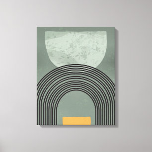 Boho art regenboog canvas afdruk