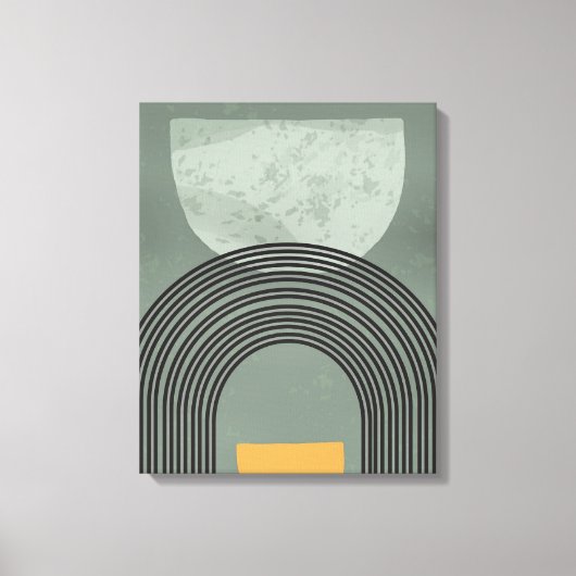 Boho art regenboog canvas afdruk (Voorkant)