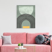 Boho art regenboog canvas afdruk (Insitu (Woonkamer))