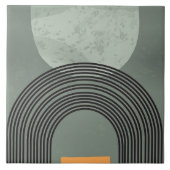 Boho art regenboog tegeltje (Voorkant)