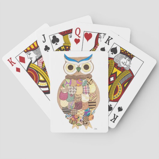Boho Art Spellingkaarten Grote hol #1 Pokerkaarten (Achterkant)