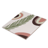 Boho Art Tropische regenboog Natural Tegeltje (Zijkant)