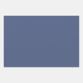 Boho Artistic Blue Flowers Inpakpapier Vel (Voorkant 3)