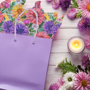 Boho Aster Bloemen Bloemstuk Tissuepapier