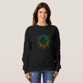 Boho Astronomy Sun Moon Celestial Body Colorful As Trui (Voorkant volledig)