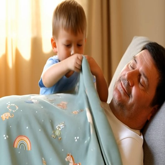 Boho Autumn Baby Shower Fleece Blanket Deken