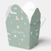 Boho Autumn Baby shower gepersonaliseerd Bedankdoosjes (Geopend)