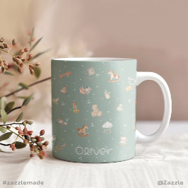 Boho Autumn Baby shower gepersonaliseerd Grote Koffiekop