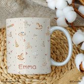 Boho Autumn Baby shower gepersonaliseerd Grote Koffiekop