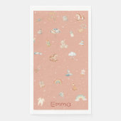Boho Autumn Baby shower Servet (Voorkant)