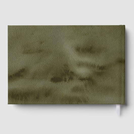 Boho Autumn Floral Wedding Gastenboek (Achterkant)