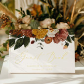 Boho Autumn Floral Wedding Gastenboek