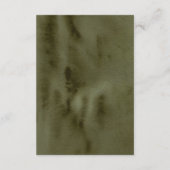 Boho Autumn Floral Wedding Guest Details Informatiekaartje (Achterkant)