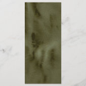 Boho Autumn Floral Wedding Menu (Achterkant)