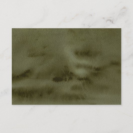 Boho Autumn Floral Wedding Reception Informatiekaartje (Achterkant)