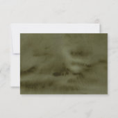 Boho Autumn Floral Wedding RSVP Kaartje (Achterkant)